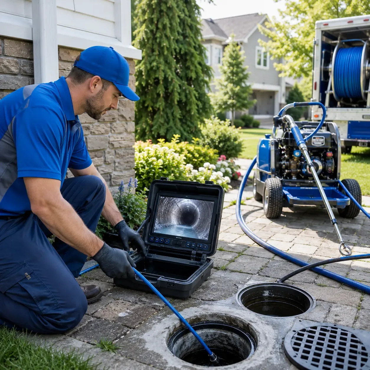 Outdoor drain cleaning professionals serving Newberry, IN